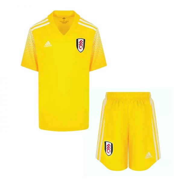 Maillot Football Fulham Exterieur Enfant 2020-21 Jaune